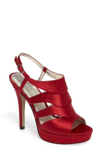 Women's Adrianna Papell Marlene Sandal .5 M - Red