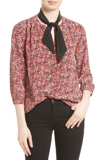 Women's Joie Elick Tie Neck Silk Blouse