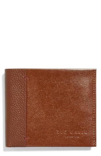 Men's Ted Baker London Splitz Leather Wallet - Brown