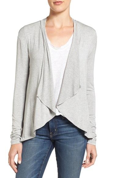 Women's Amour Vert Michaela Stretch Modal Cardigan - Grey