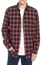 Men's French Connection Regular Fit Dobby Check Shirt - Red