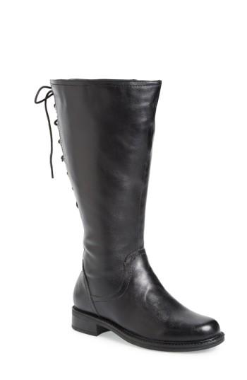 Women's David Tate 'zoe' Knee High Boot .5 M - Black