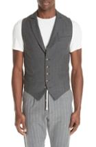 Men's Eleventy Trim Fit Stretch Wool Vest