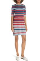 Women's Ted Baker London Colour By Numbers Stripe Knit Dress - Red