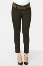 Women's Maternal America Maternity Skinny Ankle Stretch Jeans - Green