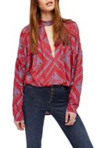 Women's Free People Walking On A Dream Tunic - Red