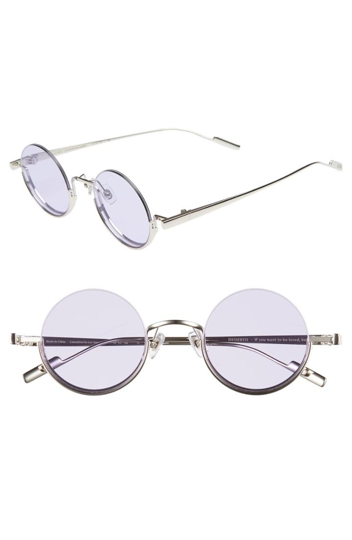 Women's Bonnie Clyde Desierto 42mm Round Sunglasses -