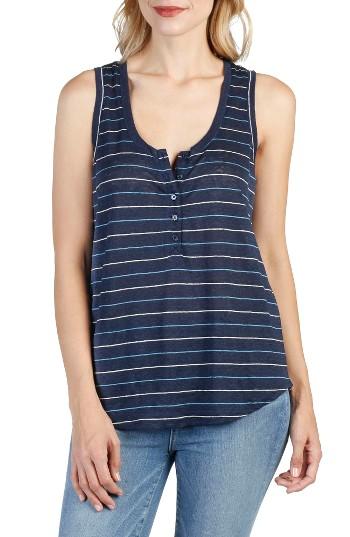 Women's Paige Daphnee Linen Tank - Blue