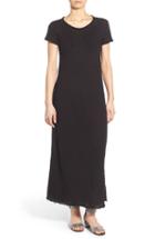 Women's James Perse 'web Jersey' Short Sleeve Maxi Dress