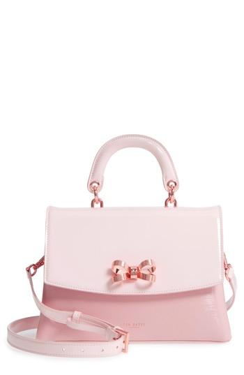 Ted Baker London Lilacc Lady Bag Leather Top Handle Satchel - Pink