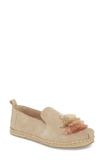 Women's Toms Deconstructed Tiered Tassel Alpargata Slip-on B - Beige