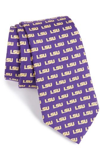 Men's Vineyard Vines Louisiana State University Silk Tie, Size - Purple