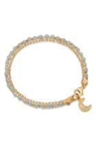 Women's Astley Clarke Amazonite Moon Biography Bracelet