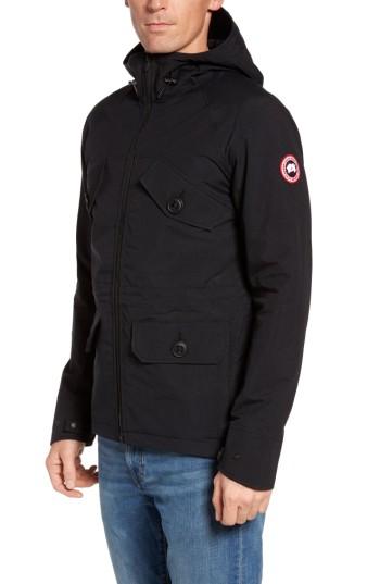 Men's Canada Goose Redstone Hooded Jacket - Black