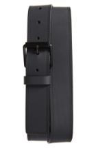 Men's Calvin Klein Rubberized Leather Belt - Ultimate Black