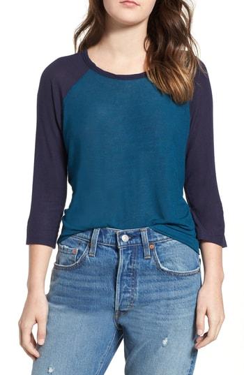 Women's Pst By Project Social T Baseball Tee - Blue