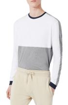 Men's Topman Slim Fit Panel T-shirt - White