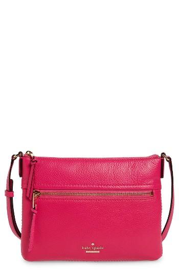 Kate Spade New York Jackson Street - Gabriele Leather Crossbody Bag - Pink