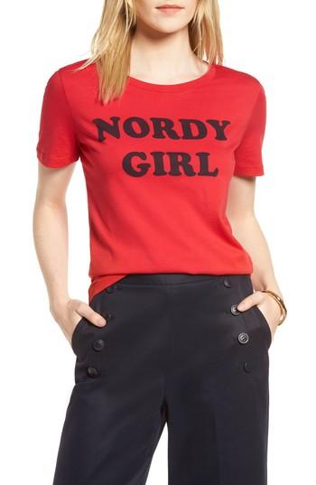 Women's 1901 Short Sleeve Cotton Tee - Red