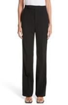 Women's Helmut Lang Side Zip Detail Suiting Pants - Black