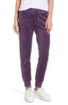 Women's Juicy Couture Zuma Velour Track Pants - Purple