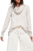 Women's Free People Cocoon Cowl Neck Top /small - White
