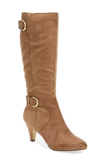 Women's Bella Vita Toni Ii Knee High Boot .5 Regular Calf N - Beige
