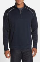 Men's Cutter & Buck 'ridge' Weathertec Wind & Water Resistant Pullover - Blue (online Only)