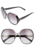 Women's Chloe Misha 59mm Gradient Round Retro Sunglasses -