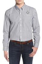 Men's Cutter & Buck New Orleans Saints - Gilman Regular Fit Plaid Sport Shirt - Black