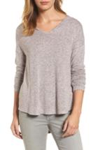 Women's Caslon High/low Hoodie, Size - Pink