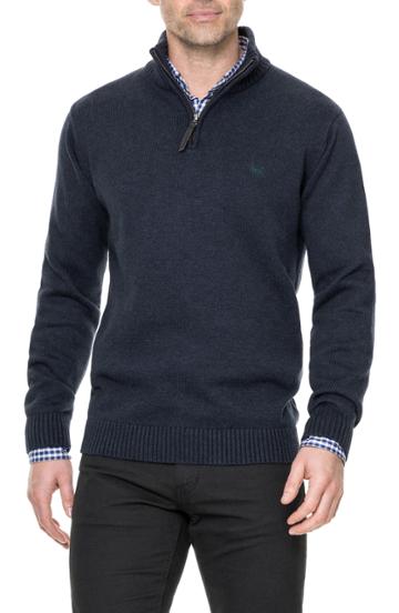 Men's Rodd & Gunn Merrick Bay Sweater - Blue