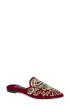 Women's Alice + Olivia Urtan Embellished Loafer Mule M - Red