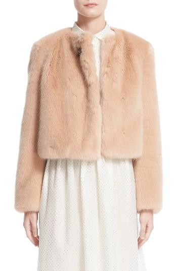 Women's Shrimps Muffin Faux Fur Jacket
