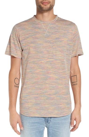 Men's Native Youth Rainbow Knit Pocket Crewneck T-shirt