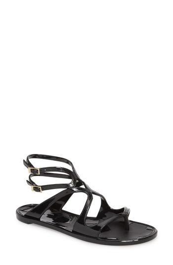 Women's Jimmy Choo Lance Gladiator Jelly Sandal Us / 35eu - Black