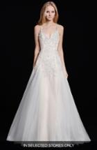 Women's Hayley Paige Comet Embellished Bodice A-line Tulle Gown