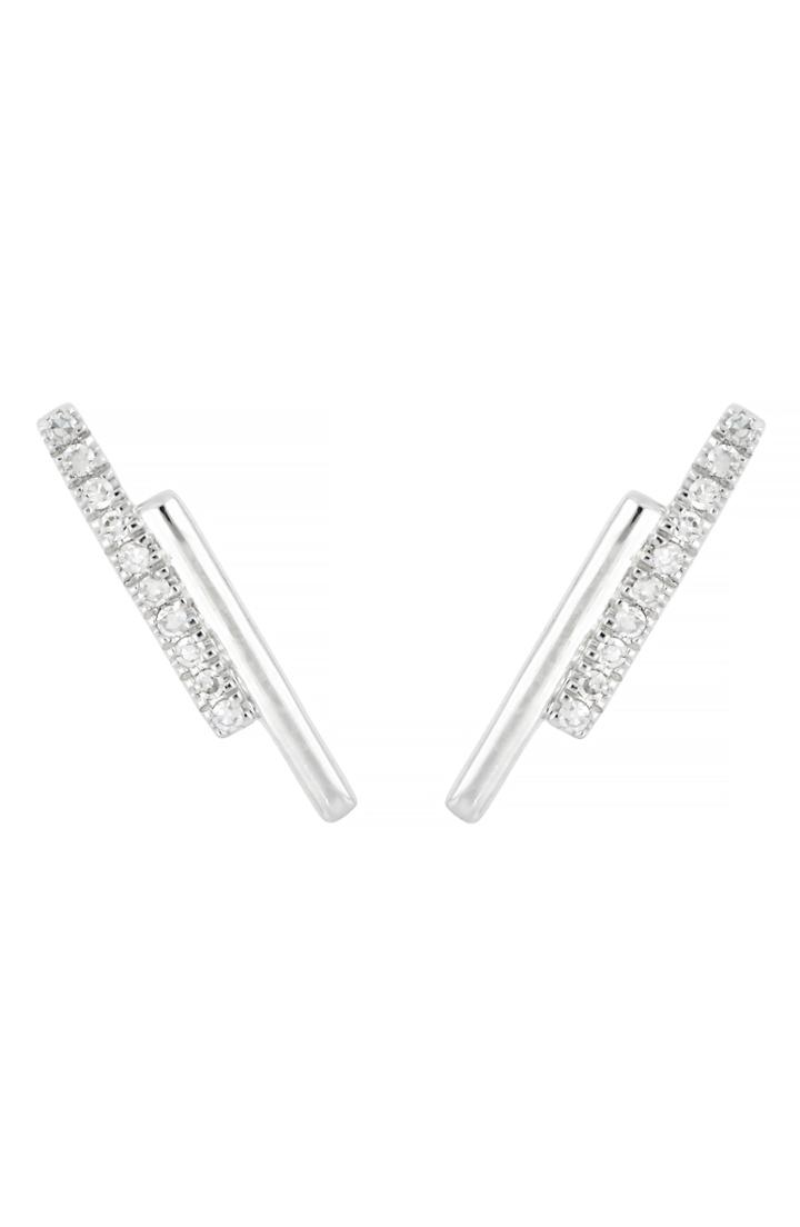 Women's Carriere Diamond Double Bar Earrings (nordstrom Exclusive)