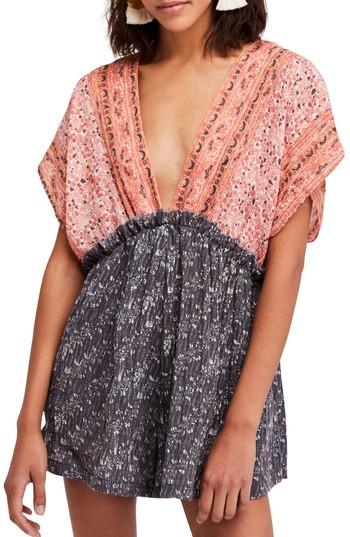 Women's Free People Arizona Romper - Coral