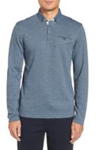 Men's Ted Baker London Yamway Modern Slim Fit Long Sleeve Polo (m) - Blue