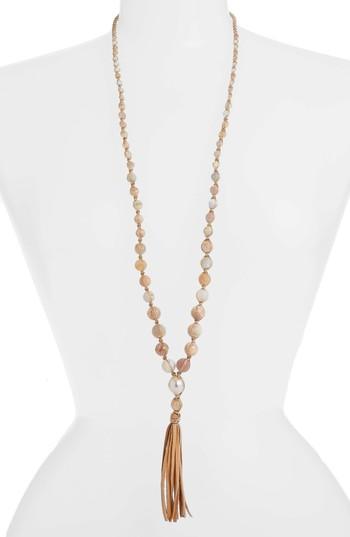 Women's Chan Luu Graduated Tassel Pendant Necklace