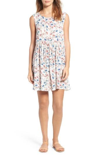 Women's Hinge Print Swing Dress, Size - Ivory