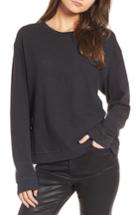 Women's James Perse Distressed Sweatshirt - Grey