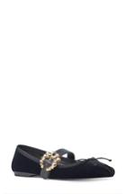 Women's Nine West Xandi Mary Jane Flat .5 M - Black