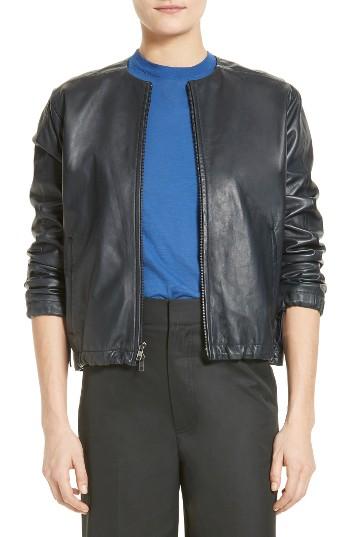 Women's Vince Golf Leather Jacket