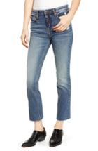 Women's Vigoss Stevie Straight Leg Crop Jeans - Blue