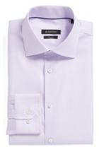 Men's Bugatchi Trim Fit Geometric Dress Shirt .5 - Purple
