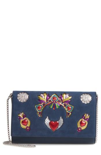 Christian Louboutin Mexiloubi Paloma Leather Clutch - None