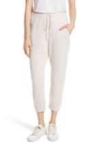 Women's Nili Lotan Janina Cashmere Crop Lounge Pants