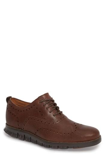 Men's Cole Haan 'zerogrand' Wingtip M - Brown